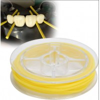 Plasdent Dental Dam Stabilizing Cord, Latex Free, NON-STERILE, Medium (1.8 mm) 6 5/6' (2.1m)
